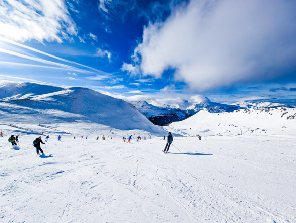 Flaine ski resort, France