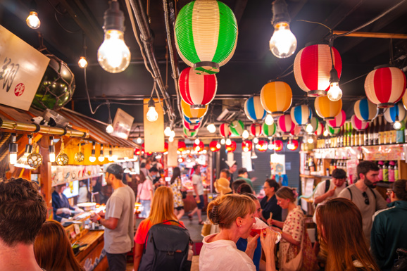 Nishiki Market in Kyoto, Japan