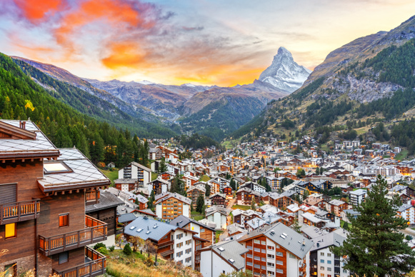 Zermatt, Switzerland Alpine Village