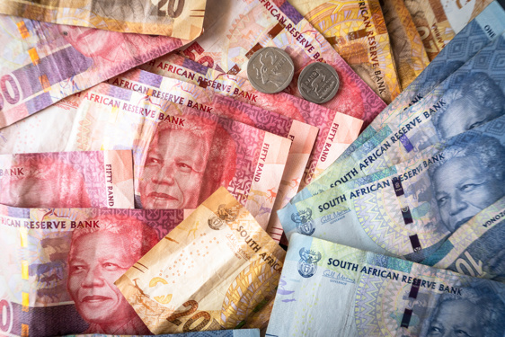 South African rand notes